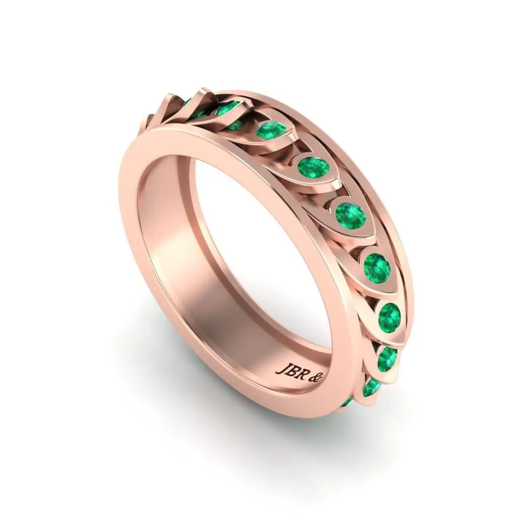 JBR Eternity Round Cut Sterling Silver Women's Band - JBR Jeweler
