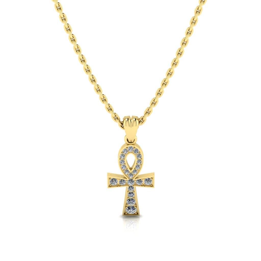 JBR Faith Jesus Cross Pendant Sterling Silver Necklace - JBR Jeweler