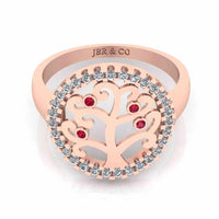 JBR Family Tree For Life Sterling Silver Ring - JBR Jeweler