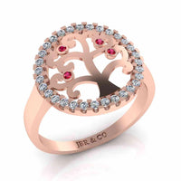 JBR Family Tree For Life Sterling Silver Ring - JBR Jeweler