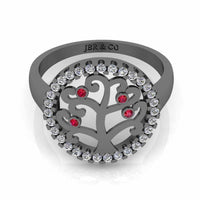 JBR Family Tree For Life Sterling Silver Ring - JBR Jeweler