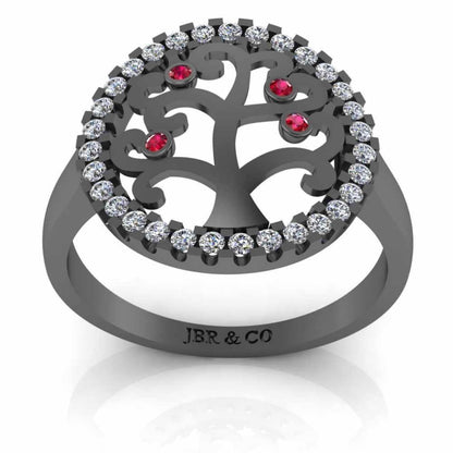 JBR Family Tree For Life Sterling Silver Ring - JBR Jeweler