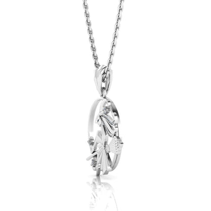 JBR Fisherman Pendant Sterling Silver Necklace For Teen And Women - JBR Jeweler