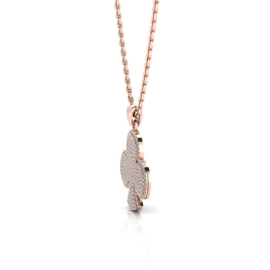 JBR “Gambling”Clubs of Poker Inspired Sterling Silver Necklace - JBR Jeweler