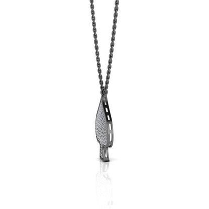 JBR “Gambling” Spades of Poker Inspired Sterling Silver Necklace - JBR Jeweler