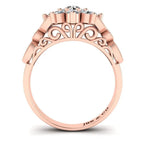 JBR Halo Set Round Cut Sterling Silver Ring - JBR Jeweler