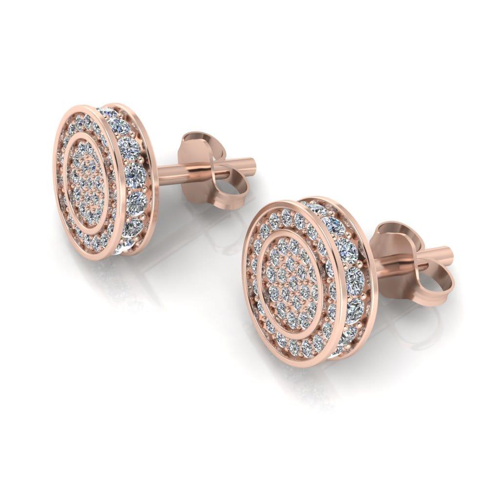 Double Fair Simple Little Metal Ball Stud Earrings For Women Men Daily  Classic Rose Gold Color Ear Jewelry Wholesale DFE445M