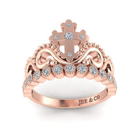 JBR Jesus Cross Sterling Silver Tiara Ring - JBR Jeweler