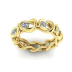 JBR Knot Design Sterling Silver Stackable Ring For Her - JBR Jeweler