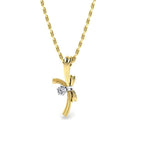 JBR Knot of Love Two Tone Sterling Silver Pendant Necklace - JBR Jeweler