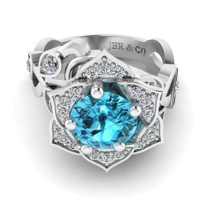 JBR Lotus Floral Design S925 Ring - JBR Jeweler