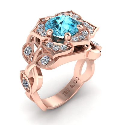 JBR Lotus Floral Design S925 Ring - JBR Jeweler