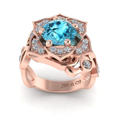 JBR Lotus Floral Design S925 Ring - JBR Jeweler