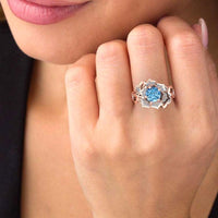 JBR Lotus Floral Design S925 Ring - JBR Jeweler