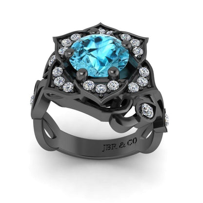 JBR Lotus Floral Design S925 Ring - JBR Jeweler