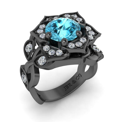 JBR Lotus Floral Design S925 Ring - JBR Jeweler