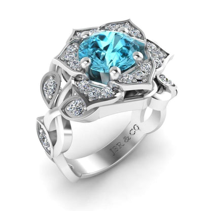 JBR Lotus Floral Design S925 Ring - JBR Jeweler