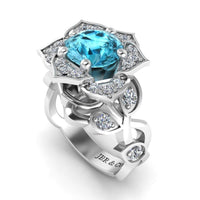 JBR Lotus Floral Design S925 Ring - JBR Jeweler