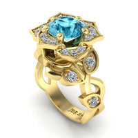 JBR Lotus Floral Design S925 Ring - JBR Jeweler