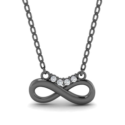 JBR Love Forever Infinity Sterling Silver Necklace Pendate - JBR Jeweler