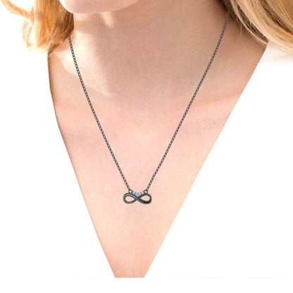 JBR Love Forever Infinity Sterling Silver Necklace Pendate - JBR Jeweler