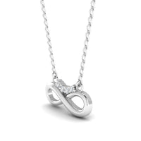 JBR Love Forever Infinity Sterling Silver Necklace Pendate - JBR Jeweler