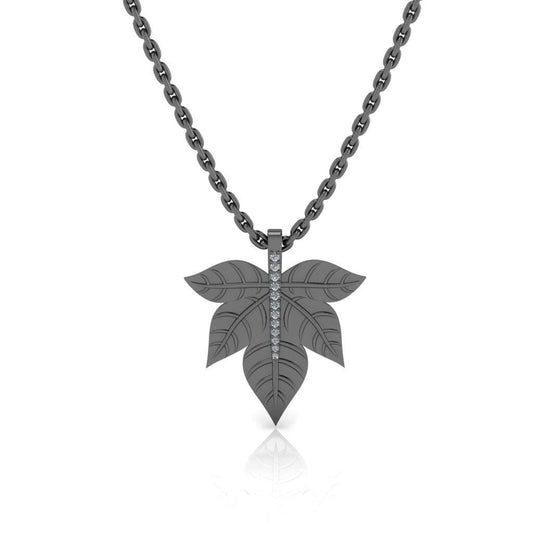 JBR Maple Leaf Design Sterling Silver Necklace - JBR Jeweler