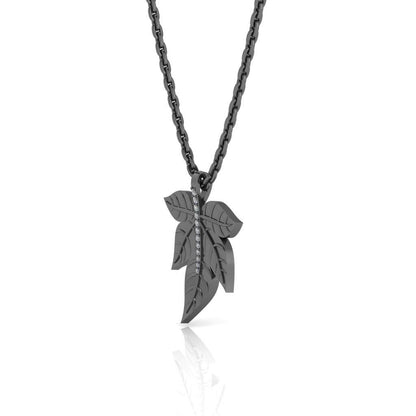 JBR Maple Leaf Design Sterling Silver Necklace - JBR Jeweler