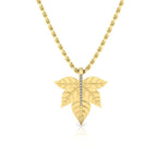 JBR Maple Leaf Design Sterling Silver Necklace - JBR Jeweler