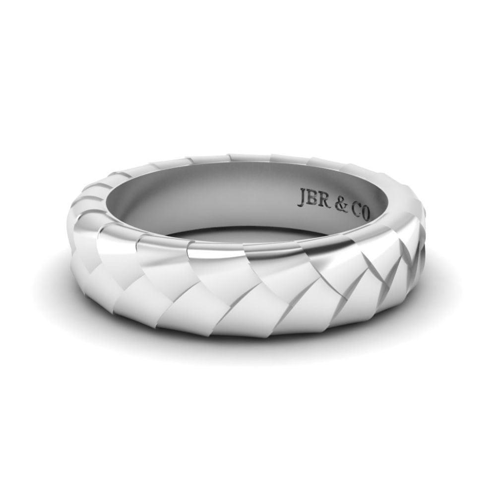 JBR Men’s Knot Design Sterling Silver Band - JBR Jeweler