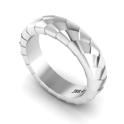 JBR Men’s Knot Design Sterling Silver Band - JBR Jeweler