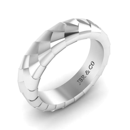 JBR Men’s Knot Design Sterling Silver Band - JBR Jeweler