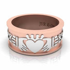 JBR Men's Sterling Silver Claddagh Celtic Ring - JBR Jeweler