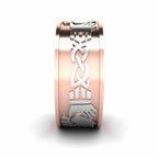 JBR Men's Sterling Silver Claddagh Celtic Ring - JBR Jeweler