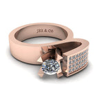 JBR Jeweler Silver Ring JBR Modern Unique Style Round Cut Sterling Silver Ring for Men and Women