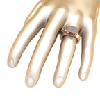 JBR Jeweler Silver Ring JBR Modern Unique Style Round Cut Sterling Silver Ring for Men and Women