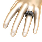 JBR Jeweler Silver Ring JBR Modern Unique Style Round Cut Sterling Silver Ring for Men and Women