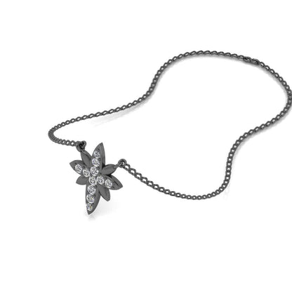 JBR Northern Star Cluster Necklace in Sterling Silver - JBR Jeweler