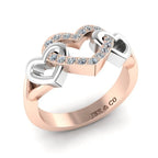 JBR Open Heart Sterling Silver Promise Ring For Women - JBR Jeweler