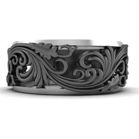 JBR Peony Sterling Silver Women’s Band - JBR Jeweler