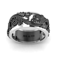 JBR Peony Sterling Silver Women’s Band - JBR Jeweler