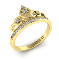 JBR Princess Crown Sterling Silver Promise Ring - JBR Jeweler