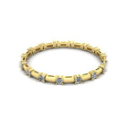 JBR Round Cut Custom Wedding Sterling Silver Bracelet - JBR Jeweler