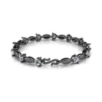 JBR Round Cut Diamond Bracelet In Sterling Silver - JBR Jeweler
