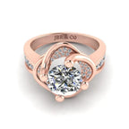 JBR Round Cut Solitaire Sterling Silver Ring - JBR Jeweler