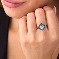 JBR Round Cut Solitaire Sterling Silver Ring - JBR Jeweler