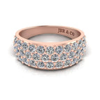 JBR Round Cut Sterling Silver Engagement Ring - JBR Jeweler