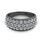JBR Round Cut Sterling Silver Engagement Ring - JBR Jeweler