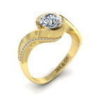 JBR Round Cut Sterling Silver Wedding Ring - JBR Jeweler