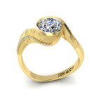 JBR Round Cut Sterling Silver Wedding Ring - JBR Jeweler